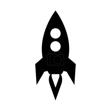Illustration for Rocket icon vector illustration. - Royalty Free Image