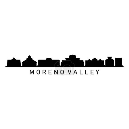Ilustración de Diseño del logo vectorial de la ciudad de Valle Moreno - Imagen libre de derechos