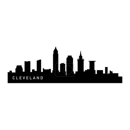Illustration for Cleveland USA city vector illustration - Royalty Free Image