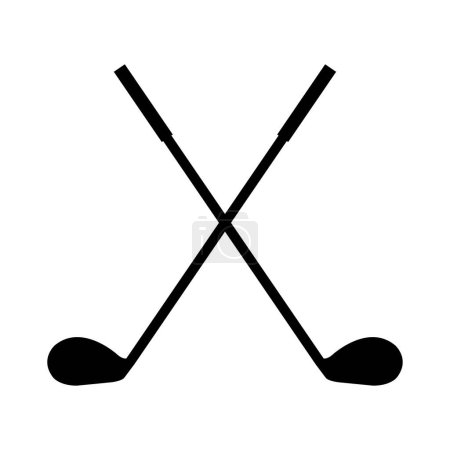Illustration for Ice hockey equipment icon. vector illustration - Royalty Free Image