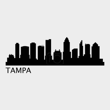 Illustration for Tampa USA city vector illustration - Royalty Free Image