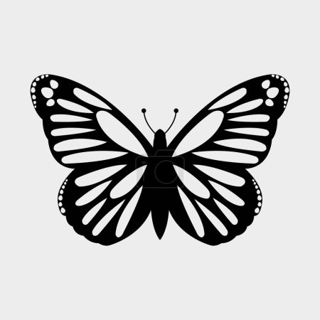 Ilustración de Mariposa icono vector ilustración diseño - Imagen libre de derechos