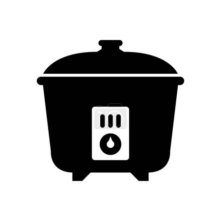 Illustration for Cooking pot icon. simple illustration - Royalty Free Image