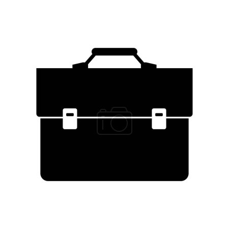 Illustration for Briefcase vector icon. flat design illustration. - Royalty Free Image
