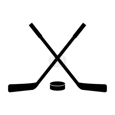 Illustration for Hockey icon vector illustration - Royalty Free Image