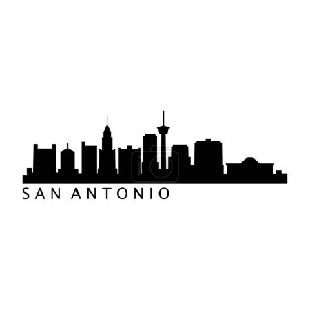 Illustration for San antonio USA city vector illustration - Royalty Free Image