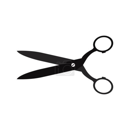Illustration for Vector icon of scissors. - Royalty Free Image