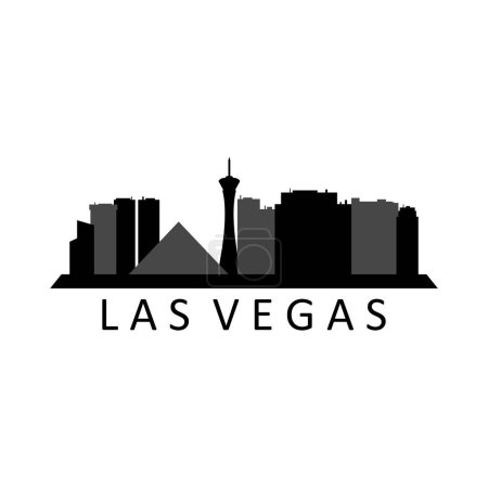 Illustration for Las Vegas USA city vector illustration - Royalty Free Image