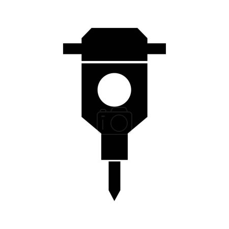 Illustration for Jackhammer Iconvector illustration of modern auto repair icon - Royalty Free Image