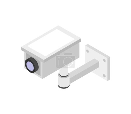 Ilustración de Icono de la cámara de vídeo, vector isométrico - Imagen libre de derechos