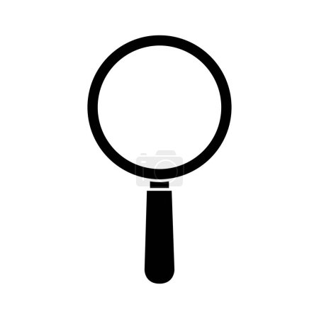 Illustration for Magnifying glass icon. vector illustration - Royalty Free Image