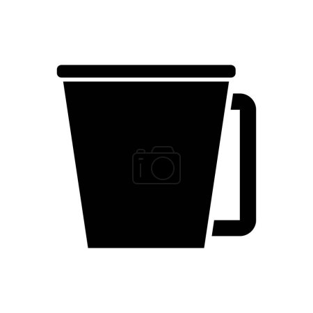 Ilustración de Icono de taza de té sobre fondo blanco - Imagen libre de derechos