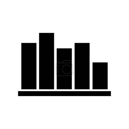 Ilustración de Icono gráfico de barras, ilustración vectorial - Imagen libre de derechos