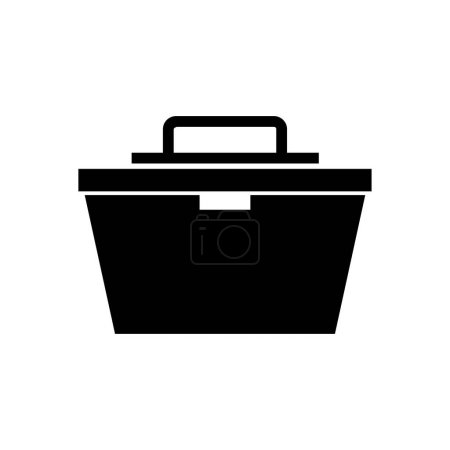 Ilustración de Icono de caja de herramientas, ilustración de vector simple - Imagen libre de derechos