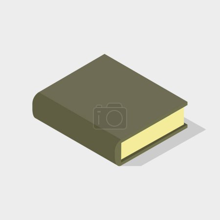 Illustration for Book vector icon, isometric style - Royalty Free Image