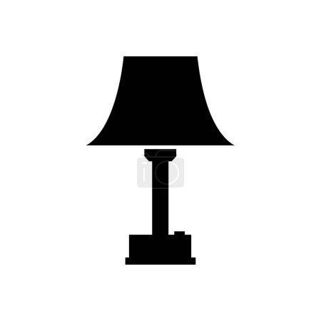 Illustration for Desk lamp vector icon on white background - Royalty Free Image