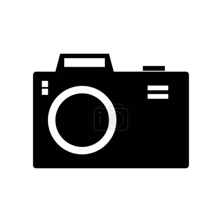 Téléchargez les illustrations : Photo camera vector glyph icon design - en licence libre de droit