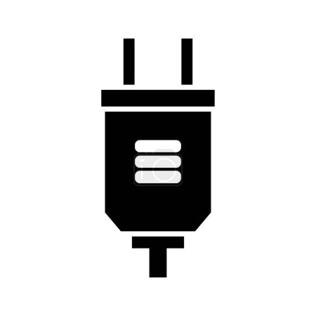 Ilustración de Icono del enchufe eléctrico, ilustración del vector - Imagen libre de derechos
