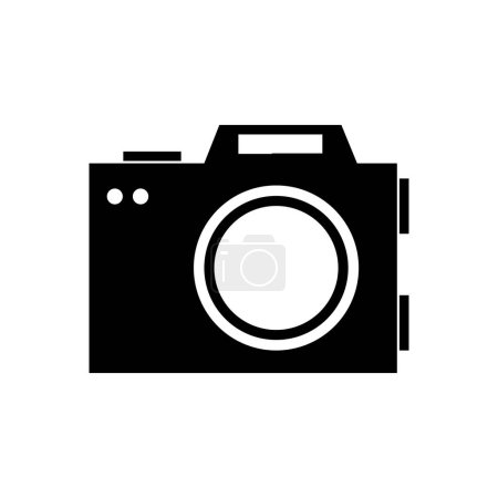 Illustration for Camera icon vector isolated on white background - Royalty Free Image