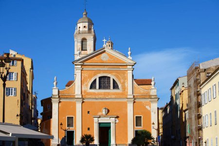 Téléchargez les photos : Façade extérieure Cathédrale Notre-Dame de l'Assomption à Ajaccio, Corse, France
. - en image libre de droit