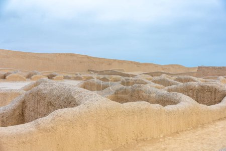 Téléchargez les photos : Ville sacrée de Caral-Supe site archéologique au Pérou. - en image libre de droit