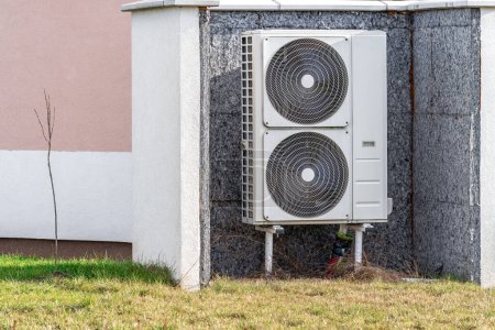 Photo for Heat pump at the family house. High quality photo - Royalty Free Image