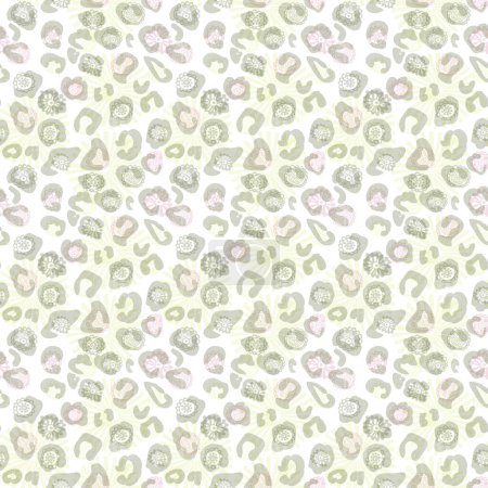 Illustration for PSYCHDELIC ABSTRACT ANIMAL SEAMLESS PATTERN - Royalty Free Image