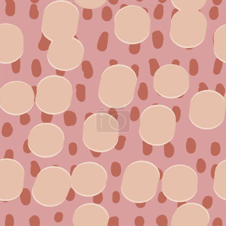 Illustration for ABSTRACT ANIMAL DOT SKIN SEAMLESS PATTERN IN EDITABLE VECTOR FILE - Royalty Free Image
