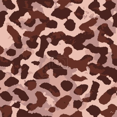 Illustration for PSYCHEDELIC ANIMAL SKIN SEAMLESS PATTERN IN EDITABLE VECTOR FILE - Royalty Free Image