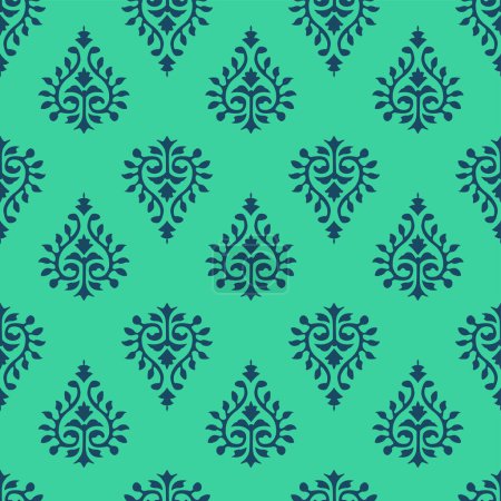 Illustration for ORNAMENTAL SEAMLESS PATTERN IN EDITABLE VECTOR FILE - Royalty Free Image