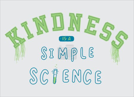 Ilustración de La amabilidad es una ciencia gráfica muy sencilla. - Imagen libre de derechos