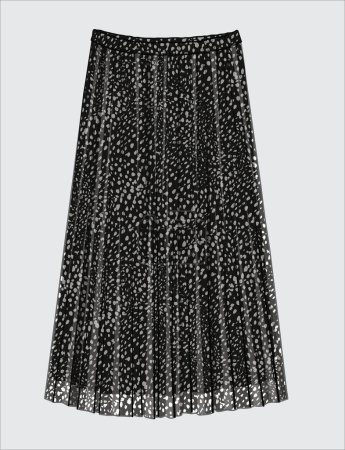 Illustration for Modern female clothes, colorful illustration of female skirt - Royalty Free Image