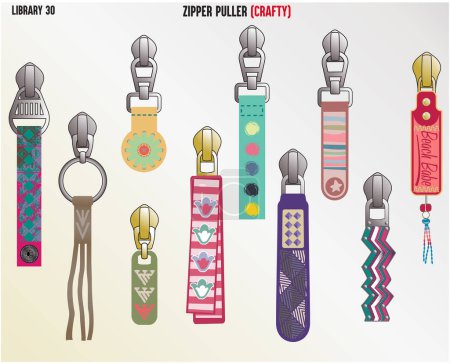 fashion design latest trend zipper slider and pullers