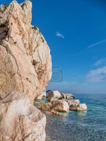 Photo for Akyarlar beach in turkey with beautiful rock climbing - Royalty Free Image
