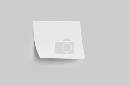 Téléchargez les photos : Papier blanc sur fond gris - en image libre de droit