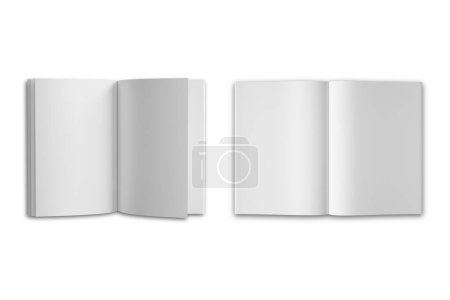 Photo for Magazine or soft cover book with blank pages. - Royalty Free Image