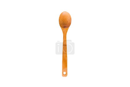 Photo for Wood spoon isolated on white background. - Royalty Free Image
