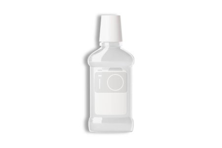 Photo for Hand sanitizer gel mockup on white background. 3d rendering. - Royalty Free Image