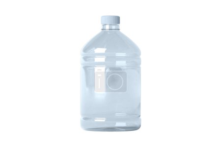 Téléchargez les photos : Grande bouteille d'eau isolée sur fond blanc. Rendu 3d
. - en image libre de droit