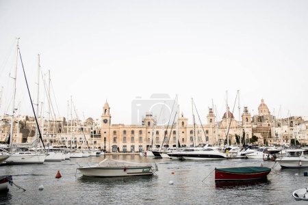 Photo for Grand harbour in Birgu, Malta stock photo - Royalty Free Image