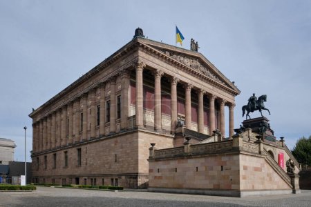 Photo for Berlin, Germany - Sept 2022: Alte Nationalgalerie, building on the Museum Island in the historic centre of Berlin. - Royalty Free Image