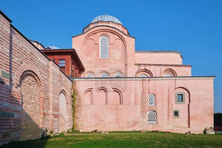 Photo for Istanbul, Turkey - January, 2023: Zeyrek Mosque, or Monastery of the Pantocrator, Converted from 2 East Orthodox churches and a chapel, Pantokrator is the 2nd largest Byzantine building in Istanbul - Royalty Free Image