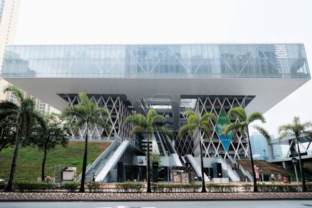 Photo for Tseung Kwan O, Hong Kong - April 12 2023: Hong Kong Design Institute (HKDI) Campus - Royalty Free Image