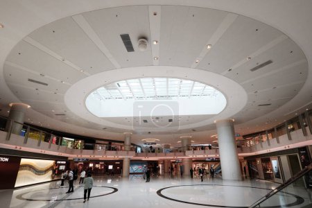 Photo for Hong Kong, China - April 28 2023: Interior of the Elements shopping mall - Royalty Free Image