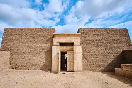 Photo for Saqqara, Egypt - January 2, 2024: Ancient Egyptian mastaba tomb in Saqqara Necropolis - Royalty Free Image