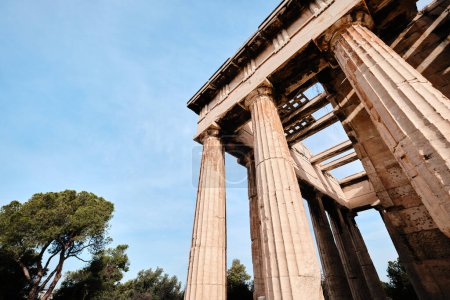 Photo for Athens, Greece - March 03, 2024: Temple of Hephaestus in Ancient Agora - Royalty Free Image