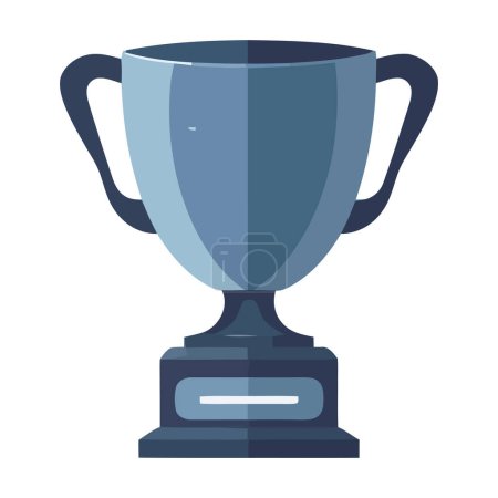Illustration for Championship trophy shines icon isolated - Royalty Free Image