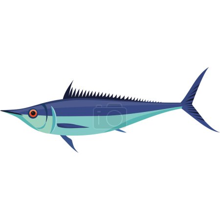Illustration for Tarpon wild fish animal spice isolated - Royalty Free Image