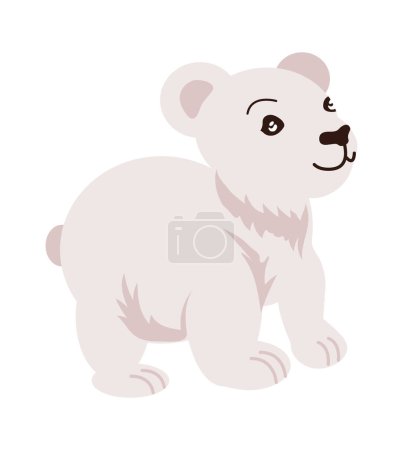 Ilustración de Animal ártico oso icono aislado - Imagen libre de derechos
