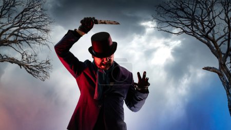 A maniac from 19th century England and London, Jack the Ripper